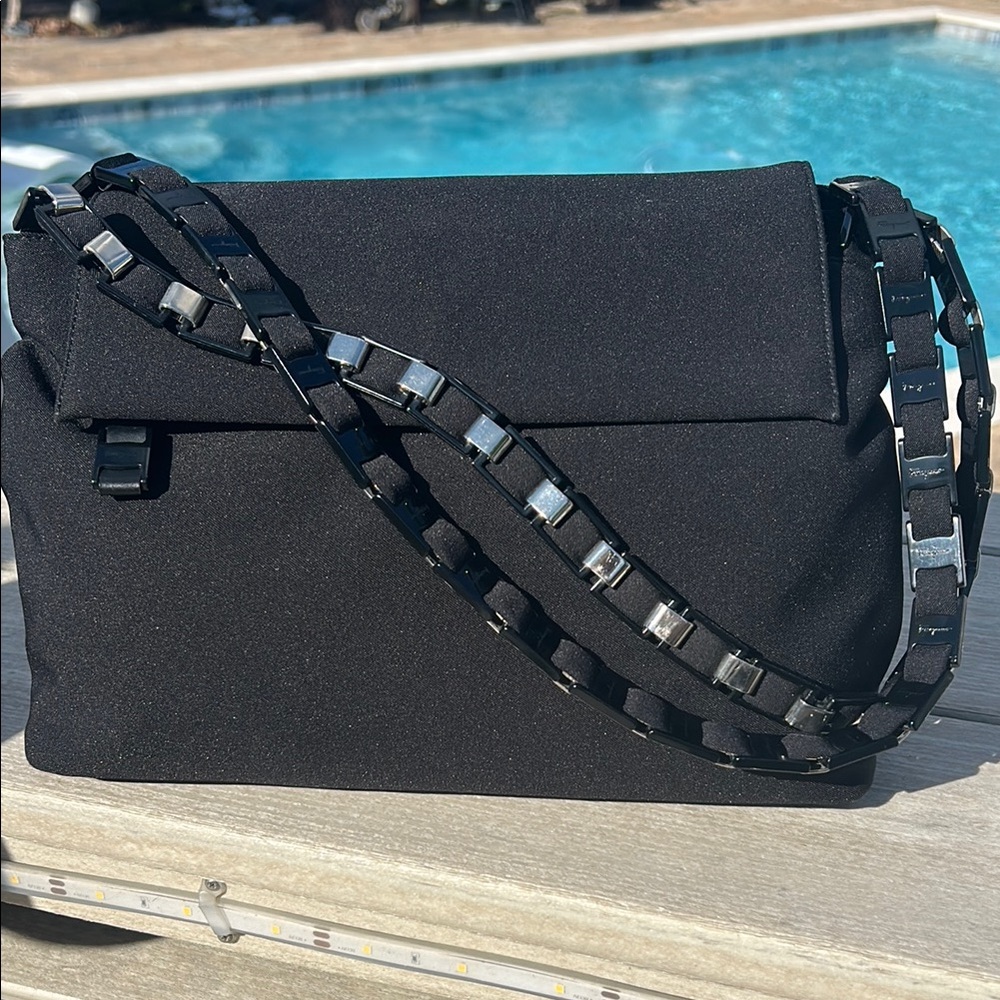 Salvatore Ferragamo Vara Chain Shoulder Bag